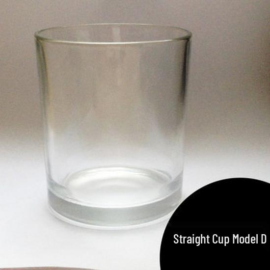 DIY Transparent Glass Candle Holder - Square & Round Windproof Cups for Homemade Scented Candles