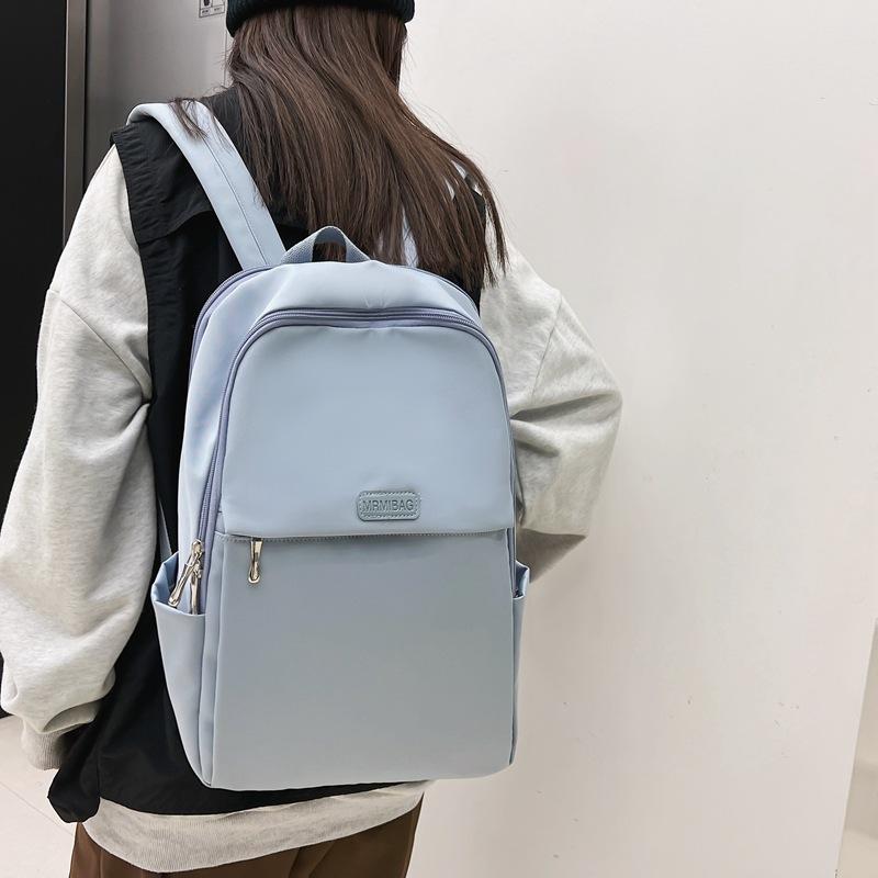 Schoolbagins Girls Light Commuter Backpack Girls Solid Color Backpack Women's Backpack 1011 New School Bag Female College Student
