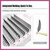 12 Rows Cluster Lashes Kit Comic Spire Mink Lashes Extensions Individual Lashes  Eye Makeup Tools