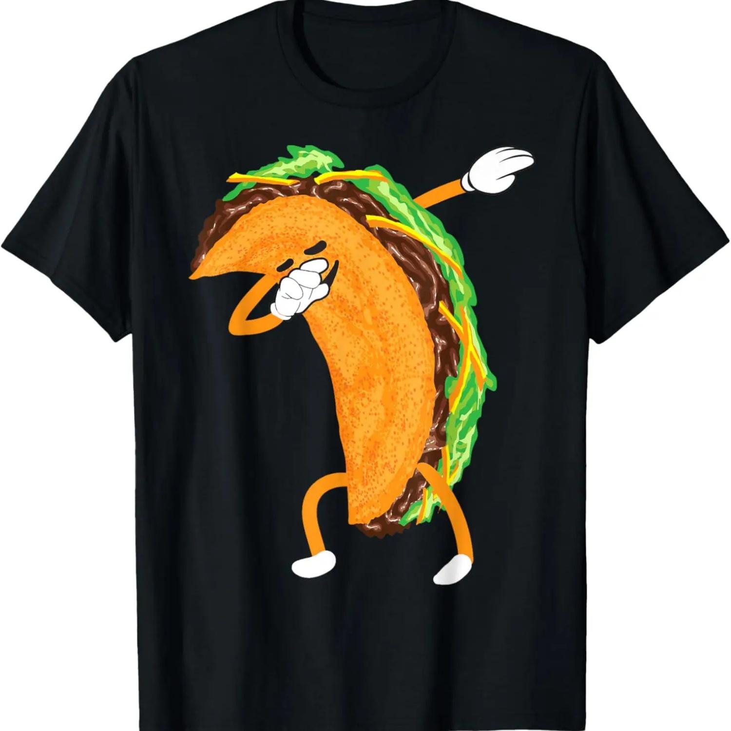 

Dabbing Taco Shirt _ Cute Taco Cinco De Mayo Addicts Gift S