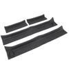 4 Pcs Car Door Sill Guard Front Rear Protective Anti Slip Textured Surface Door Edge Step Cover for