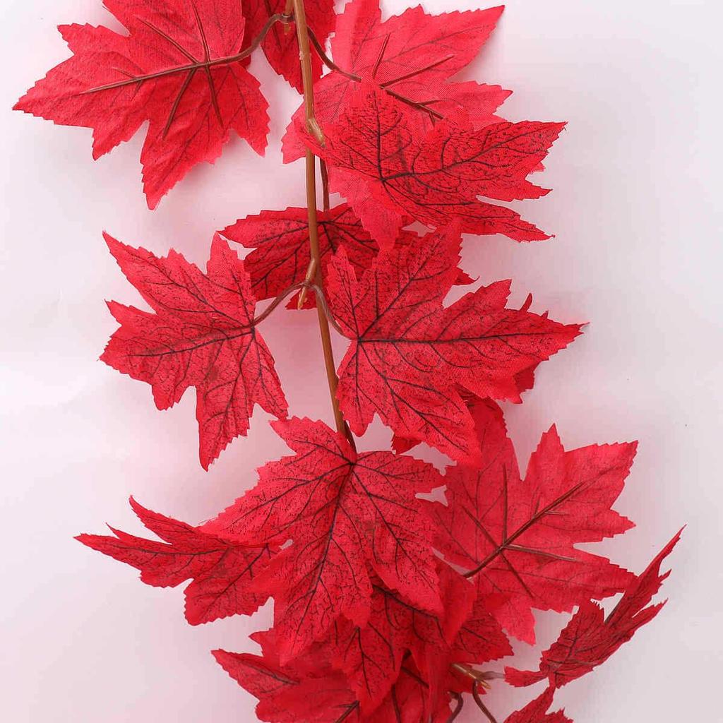 Autumn Maple Leaf and Pumpkin Vine Hanging Decoration for Home, Window, Mall, Bar, and Wall