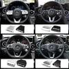 Car Emblem Steering Wheel Sticker Decoration Accessories For Mercedes Benz AMG Brabus Maybach W204 GLC CLA W205 W203 W206 W108 UYE6