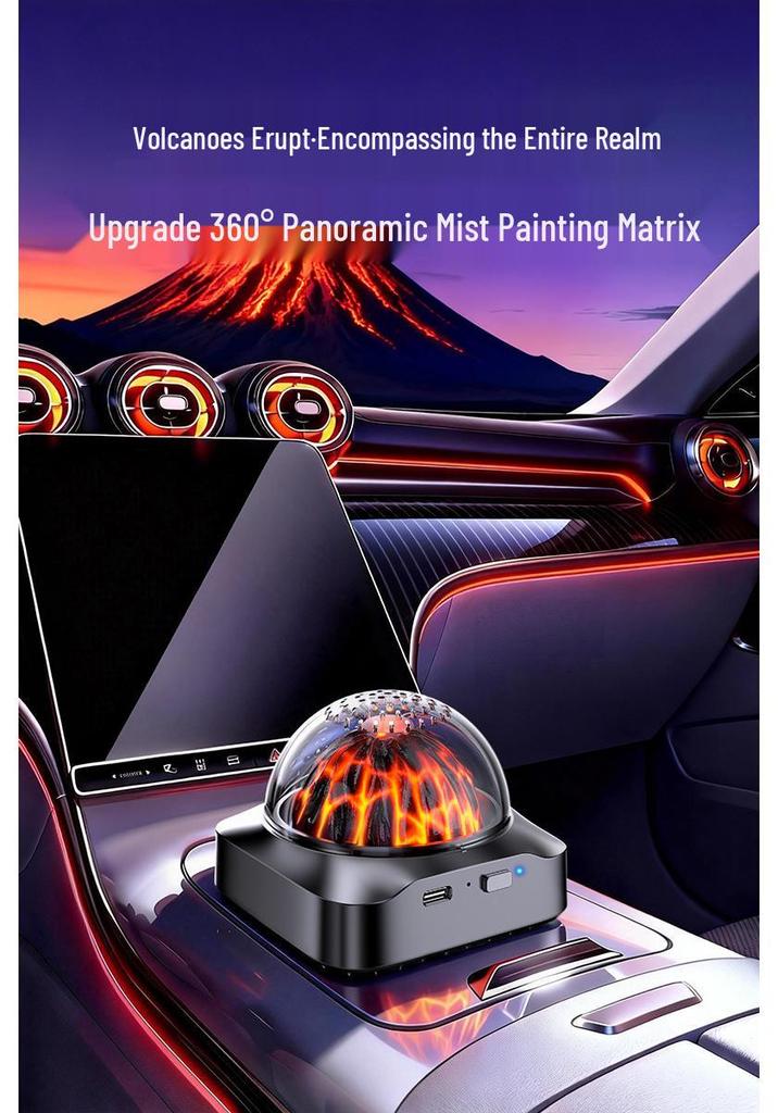 2026 Car Aroma Diffuser Volcano: Automatic High-End Long-Lasting Fragrance Deodorizer