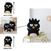 Cartoon Cool Black Penguin Plush Toy With Ultra Soft Short Fur For Kids And Teens