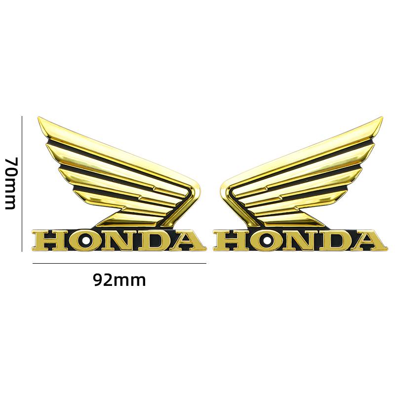 UNYDV1 Motorbike Decal Brand Badge Emblem Wind Moto Stickers for Honda Dio CBR VFR Fuel Tank Sticker Motorcycle Accessories Car Style