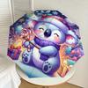 1pc Christmas Koala with Presents Umbrella with Plastic Handle,Suitable for All Seasons Home Travel Outdoor UmbrellaDD482