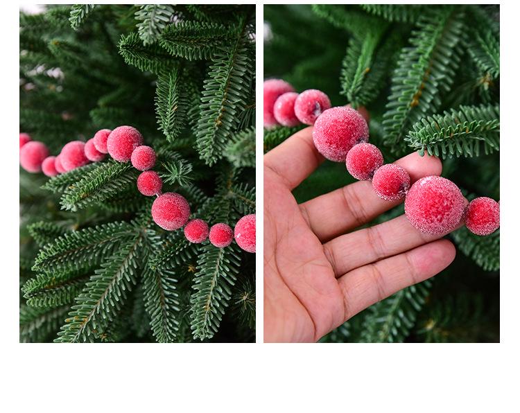 NUCHI Red Berry Christmas Tree Decoration Garland