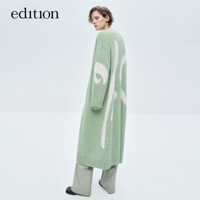 

Edition Women s Alpaca Wool Blend Floral Long Cardigan S 160