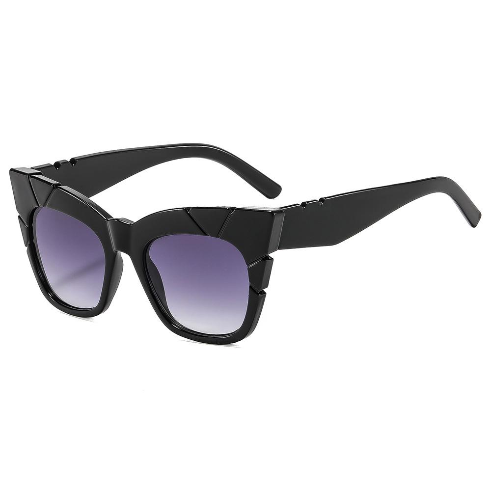 Retro Large Frame Cat Eye Sunglasses Women New Fashion Leopard Print Men s Sunglasses Outdoor Sunglasses Square Goggles UV400