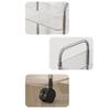 Multi Layer Clear Rolling Cosmetic Organizers Mobile Storage Cart For Bedroom Bathroom Makeup Essential