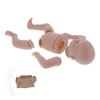22Inches Blank Doll DIY Unpainted Simulation Doll Kit Limbs Cloth Body Parts Accessory