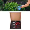 3pcs Gardening Pruning Shears Professional Garden Hand Scissors with Stainless Steel Blades for