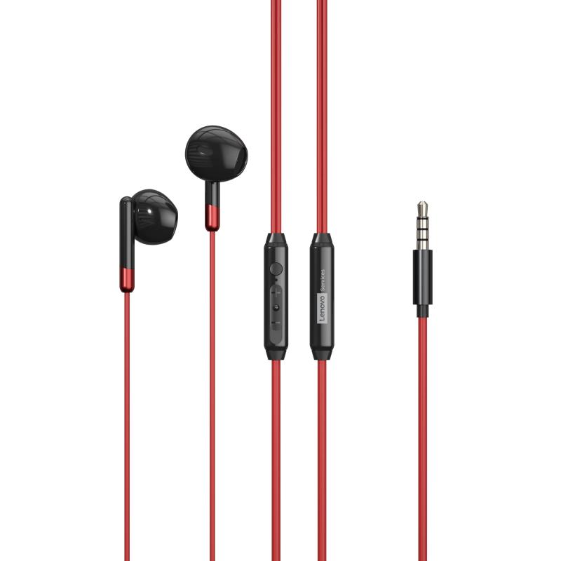 NYA Lenovo Y106 Trådbundna Hörlurar In-Ear Hörlurar Med Inline-Kontroll 3,5 mm USB Typ C Brusreducering HiFi Stereo Musik Hörlurar Med Mikrofon