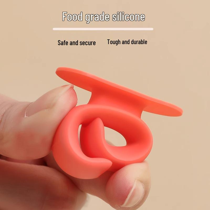 Wall-Mounted Silicone Storage Rack for Kitchen Utensils
