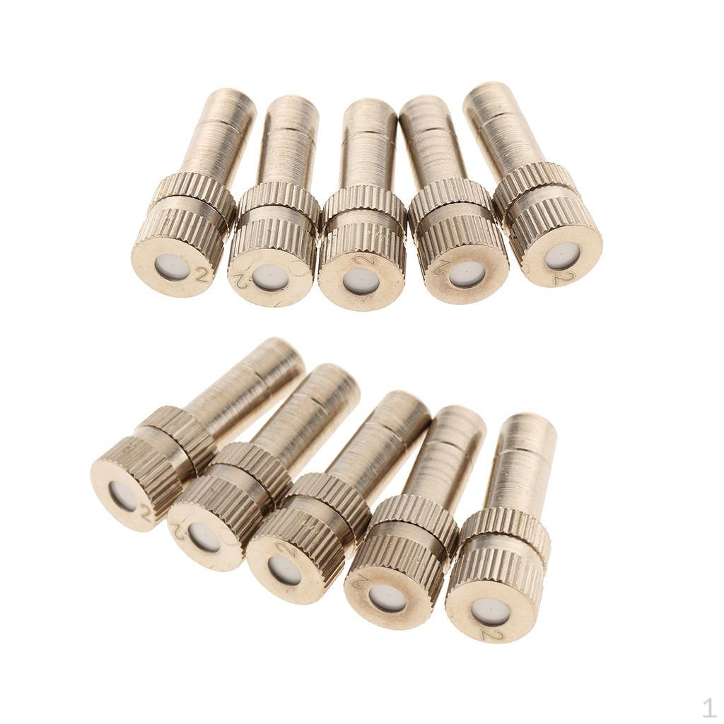 

10 штук Форсунки для распыления под низким давлением Садовые фитинги для дождевателей для полива водой Инструменты, Мелкое распыление,