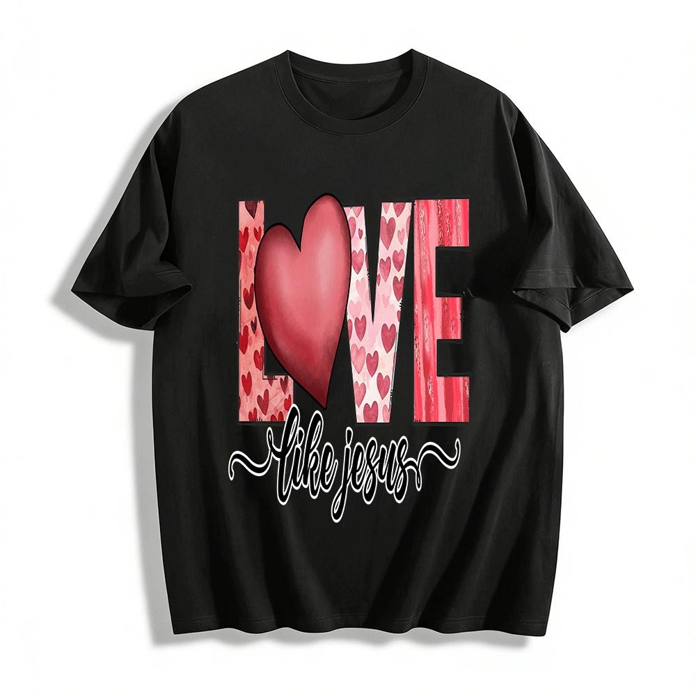 LOVE Love Like JesusT Pure cotton T-shirt XXS