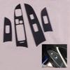 4pcs Carbon Fiber Window Lift Switch Panel Cover Trim Frame Decoration Fit For Lexus IS250 IS350 2006 2007 2008 2009 2010 LHD