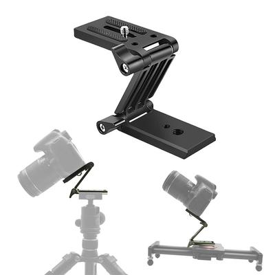 Przenośny statyw typu Z z głowicą pochyloną, składany, pochylany, lustrzanka jednoobiektywowa Canon Nikon Sony Micro, pojedyncza płytka szybkiego montażu, uchwyt na aparat