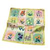 Fresh oil painting style printing silk scarf simulation silk square scarf shawl versatile neck small square scarf headscarf scarf scarf