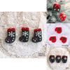 Christmas Tree Wool Felt Ornaments With Cartoon Design For Holiday Decor