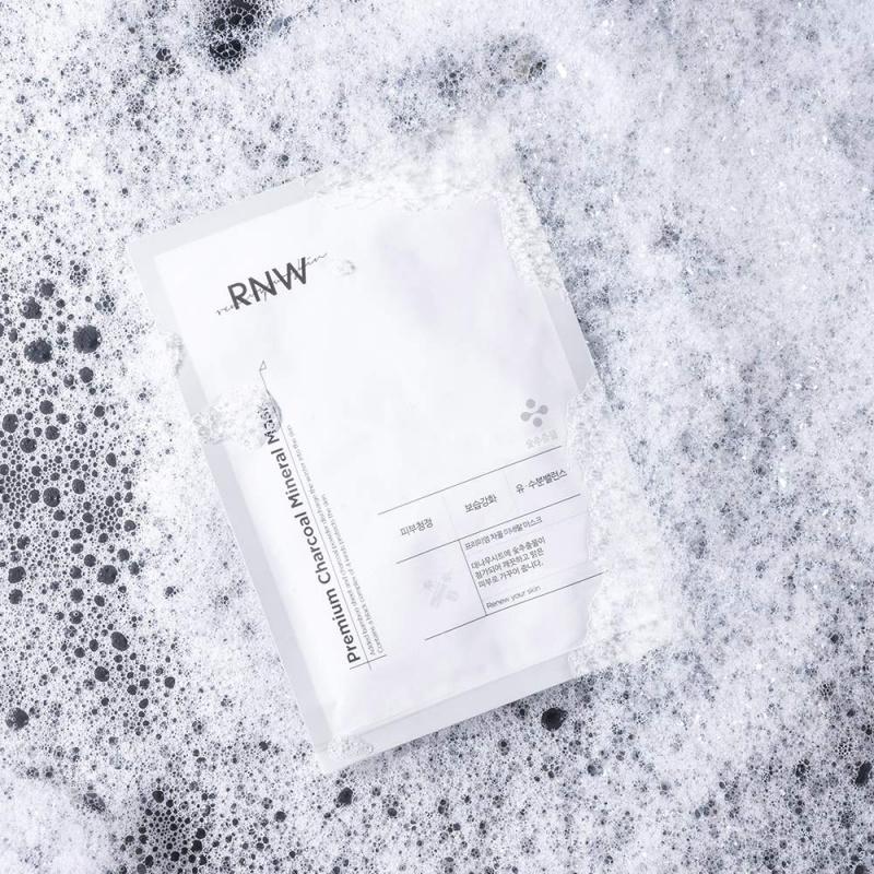 RNW Premium Charcoal Mineral Mask - 1pack (10pcs)