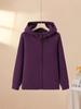 New Style Plus Velvet Thick Comfort Hooded Winter Jacket for Moms