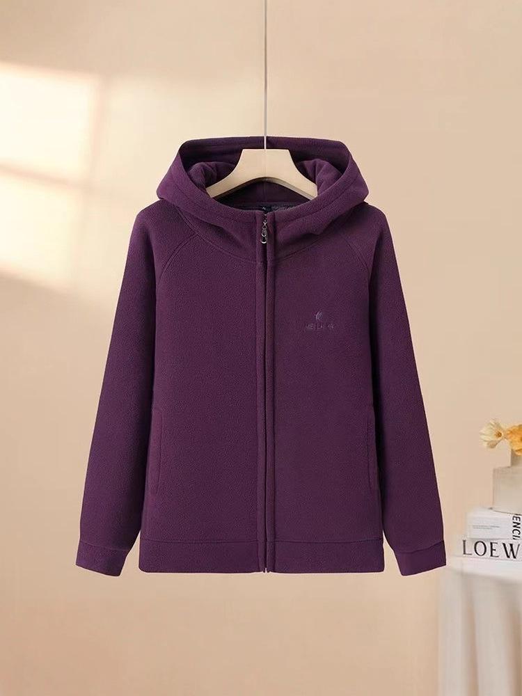 New Style Plus Velvet Thick Comfort Hooded Winter Jacket for Moms