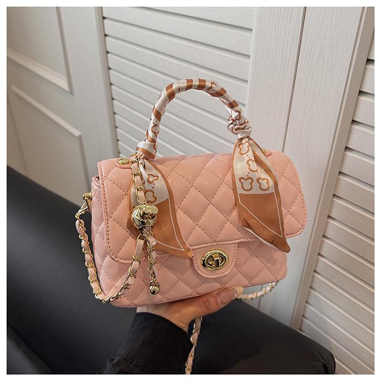 2025 new fashionable and versatile high-end single shoulder crossbody diamond chain portable box bag