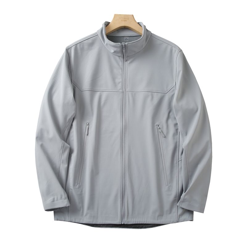 Orders Are Available in Large Sizes. Men's Autumn and Winter Windproof and Waterproof Fleece Stand-Up Collar Soft Shell Jacket Men's Jacket