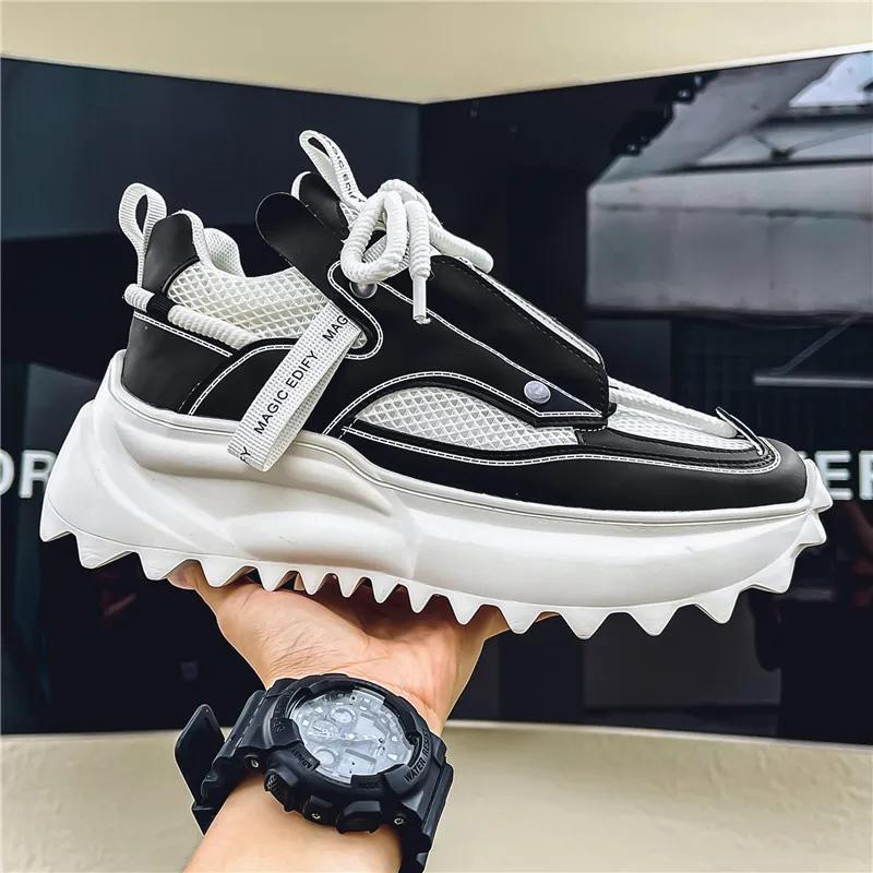 Classic men's shoes lightweight and comfortable mesh breathable sports shoes for teenagers and students casual running shoes