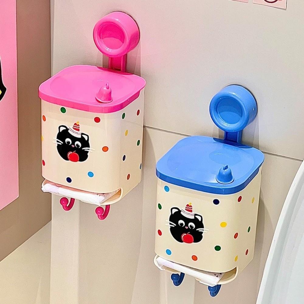 Waterproof Sanitary Pad Storage Box Cartoon Bathroom Shelf  Bathroom Organization