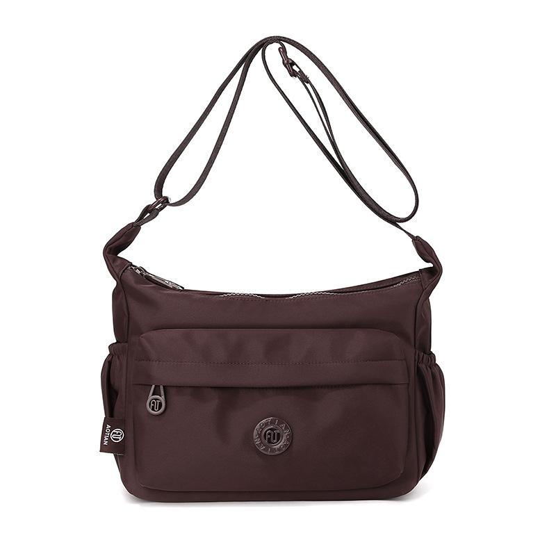 Lightweight Nylon Crossbody Bag for Women Multi Pocket Shoulder Purse Travel Sling Handbag