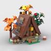 Classic Building Mini-134948 Compatible Forest Cabin Hands-On Splicing Building Block Creative Gift