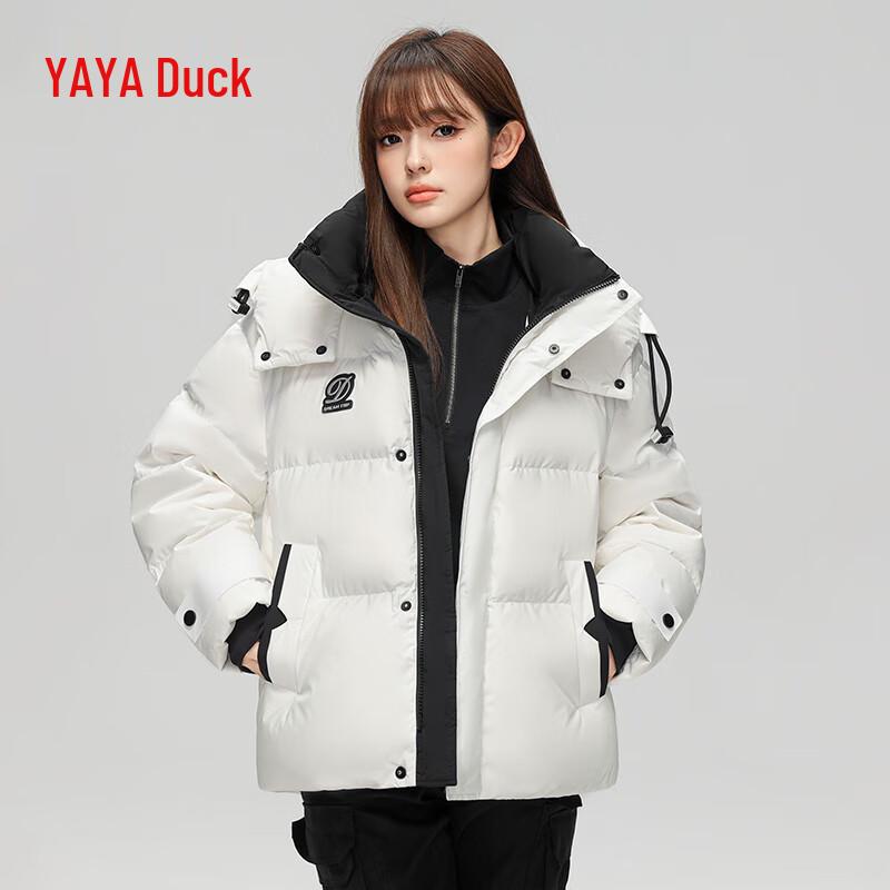 

YAYA Unisex Hooded Short Duck Down Ski Jacket XS