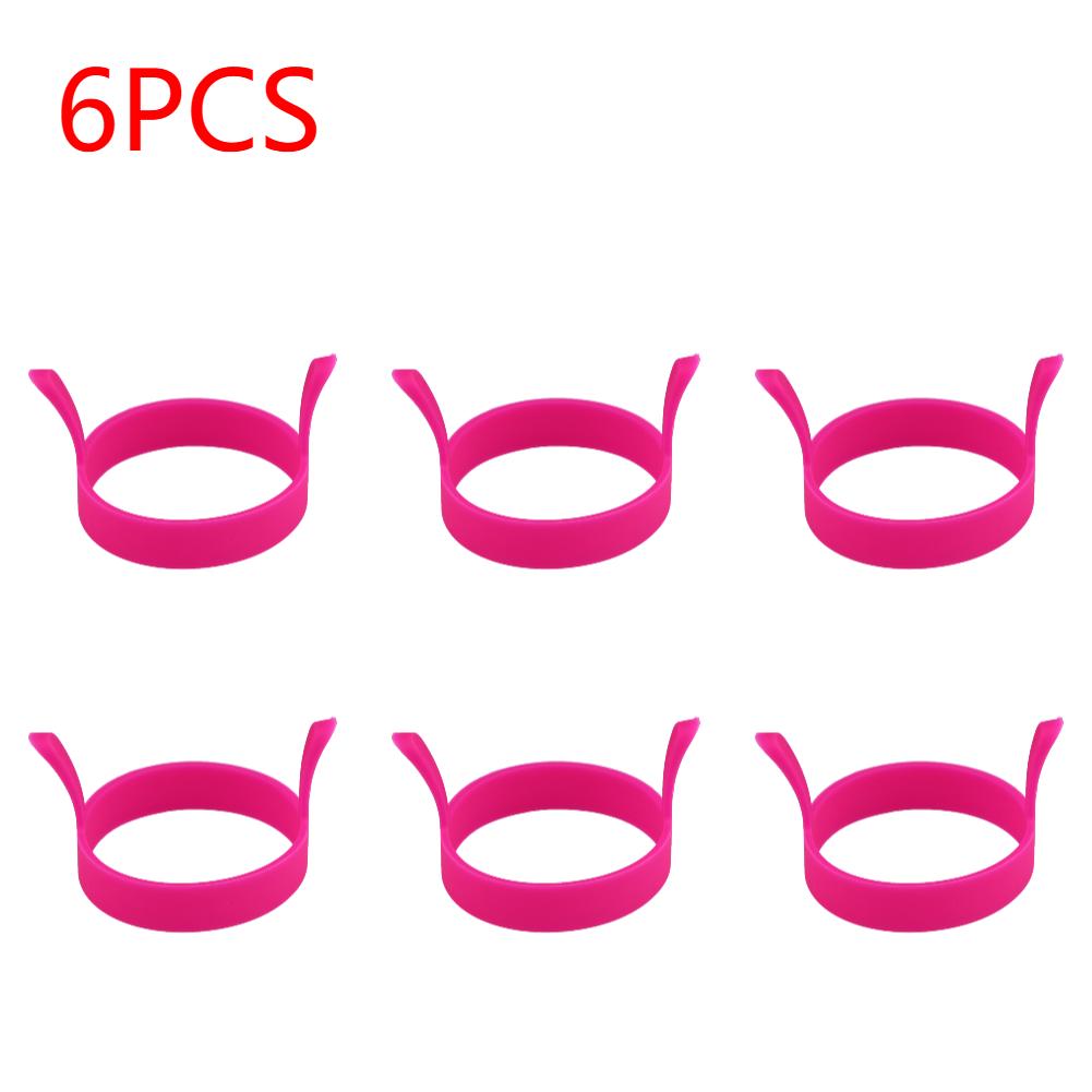 1-10Pcs Silicone Ring Fried Egg Mold Nonstick Pancake Ring Molds Heat Resistant Kitchen Omelette Tool Creative for Cooking DIY