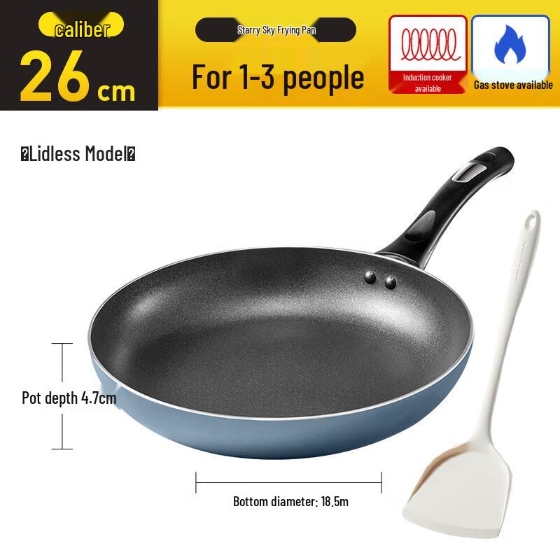 

Chui Da Huang Aluminum Non-stick Frying Pan with Spatula Set