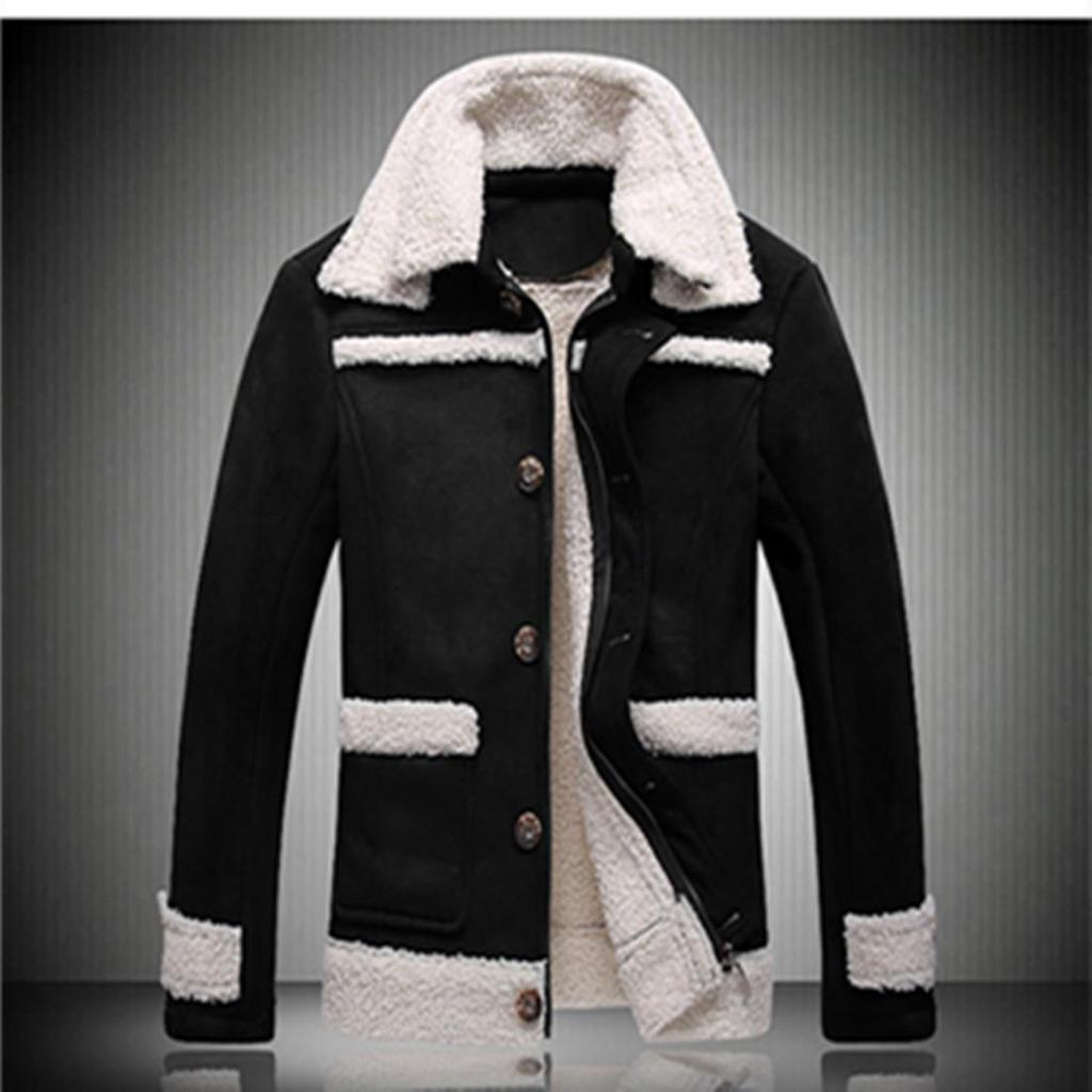 Men's Jacket Fur Winter Thermal Jacket