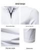Men's Heavyweight Cotton Henley Long Sleeve T-Shirt, Spring/Autumn Style, Plus Size, Slim Fit