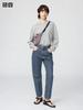 AIRism Cotton Border T-Shirt