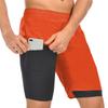 Men Running Shorts Jogging Gym Fitness Training Quick Dry 2 In 1 Beach Short Pants Male Summer Sports Workout Bottoms Clothing