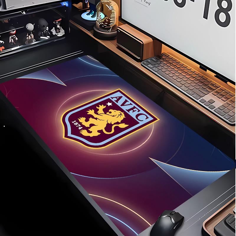 Tappetino per Mouse Stampa Calcio Aston Villa Non?Tappetino Antiscivolo in Gomma per Scrivania Impermeabile Mousepad da Gioco per Laptop Ufficio Desktop