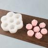 Mehrere 7-Loch-Silikonformen für Rosen und Pfingstrosen zum Backen von DIY-Kuchen, Schokolade, Gips, Harz und Kerzenformen