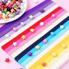 Rectangle Paper Strip 540Pcs/Set Origami Star Solid Color DIY Crafts School Teaching Handmade Material Colorful Lucky Decoration Kit Birthday Gift