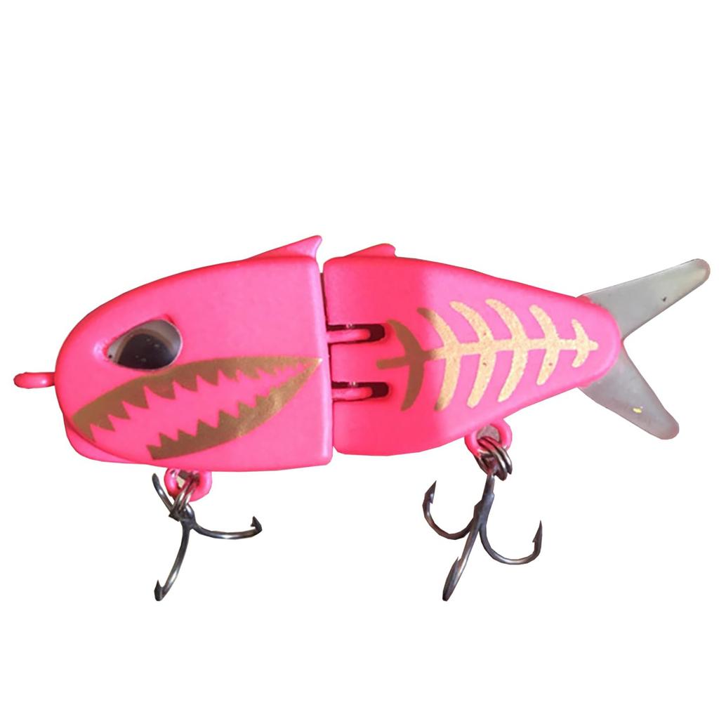 Bassangeln, Swimbait-Angeln, Langsam sinkend schwimmend mit Doppelhaken, Multi- Hartkörper-Swimbait für und Salzwasser