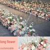 Wedding Aisle Floral Stand: Venue Decoration with Flower Rows and Strips