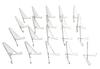 Natura Style 30 Piece Trading Card Stand Set for Magnetic Loaders & Cases Upright Collection Display