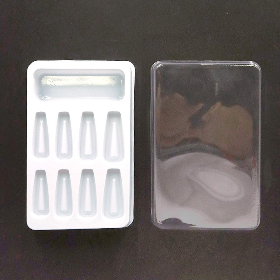 Universal Jewelry/Nail Art White Packaging: Transparent Window & Cardboard Hanging Box