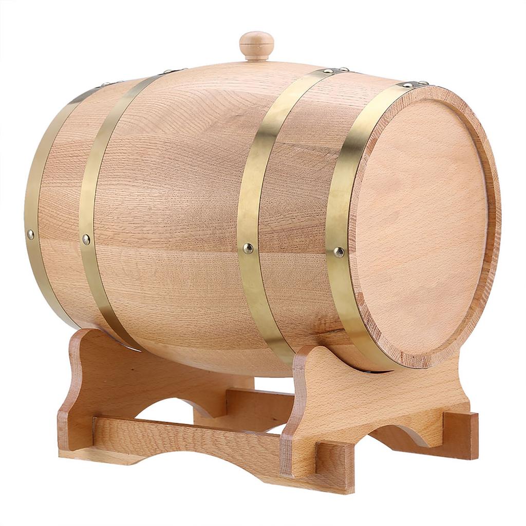 Botte di legno di quercia d'epoca per vino, birra, whisky, rum, porto