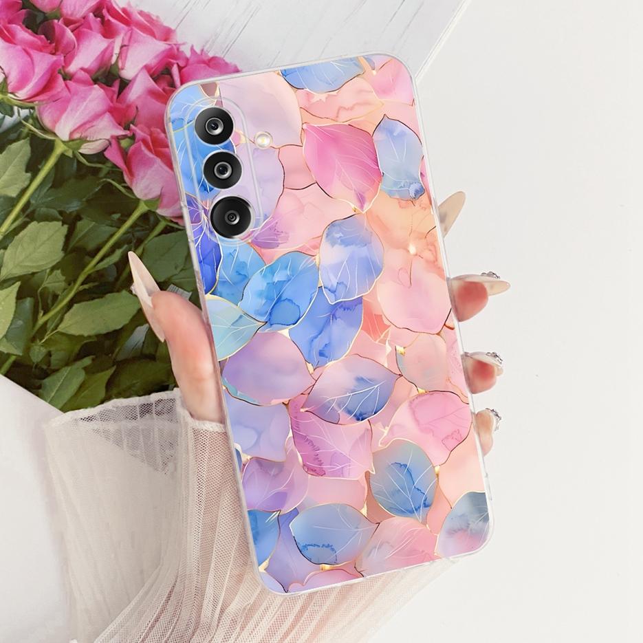 For Samsung Galaxy M36 Case SM-M366B Luxury Flowers Butterfly Painted Cover Soft Silicone Case For Samsung M16 M36 M56 5G Fundas